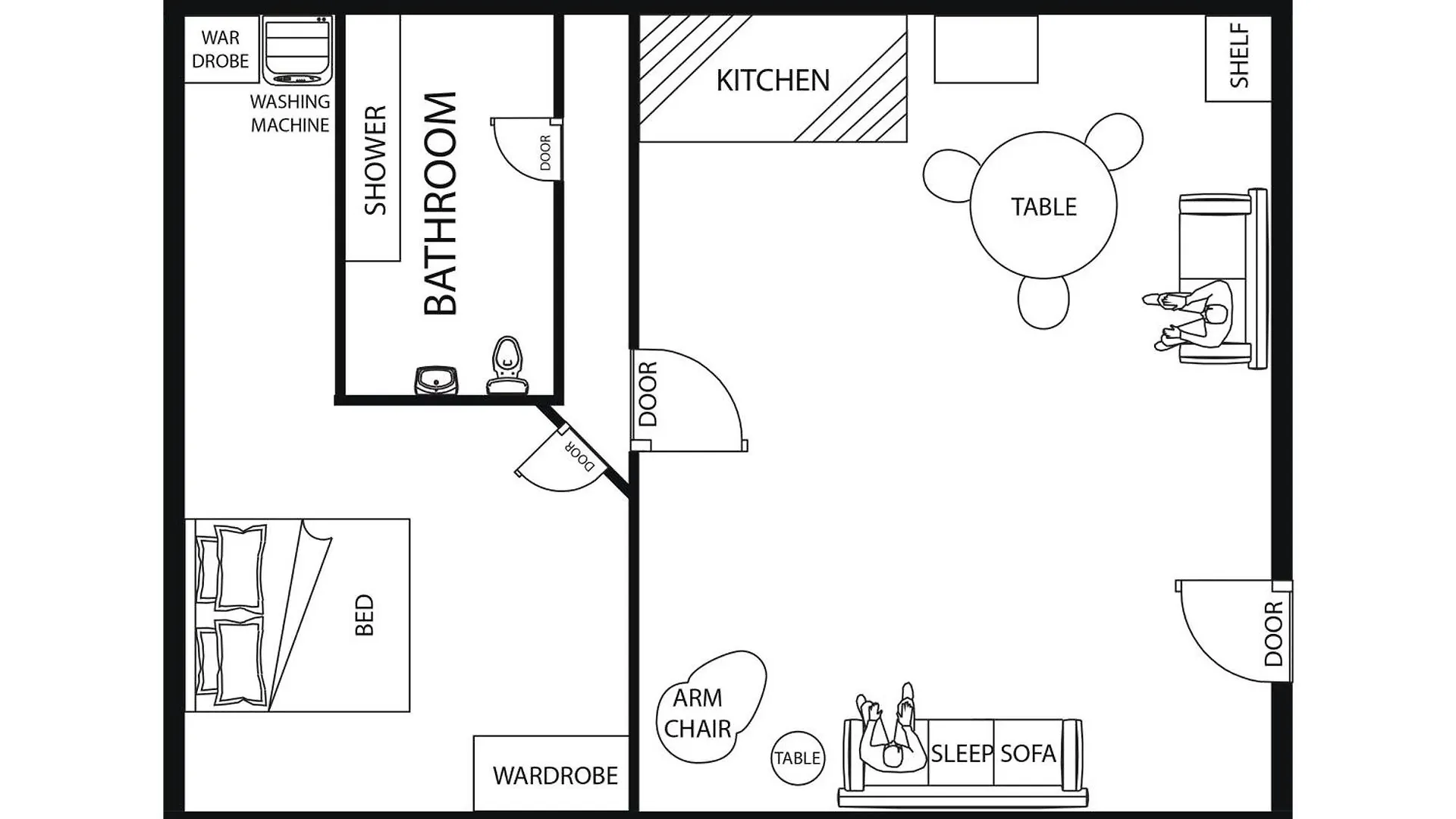 公寓 Modern, Central Flat With Workspace 柏林